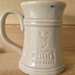 Alexander Keith's Fine Beers Pottery Crafted mug slight imperfections